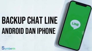 cara backup chat line di iphone dan android