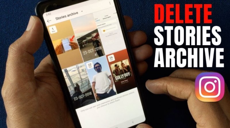 cara menghapus arsip story instagram sekaligus