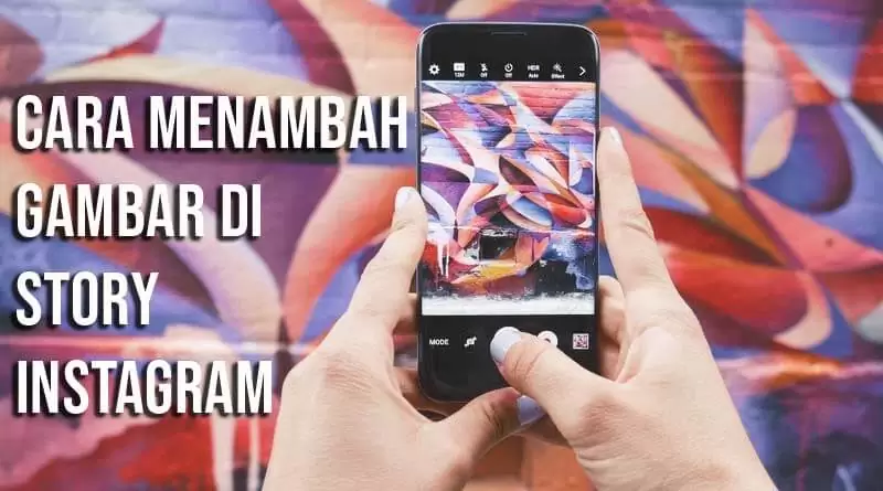 cara menambah foto di story instagram