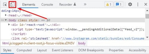 cara upload story ig di pc 2