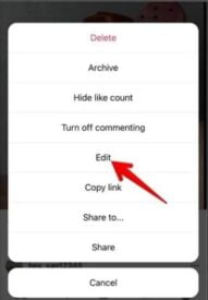 cara menghapus salah satu foto multiple slide di instagram 2