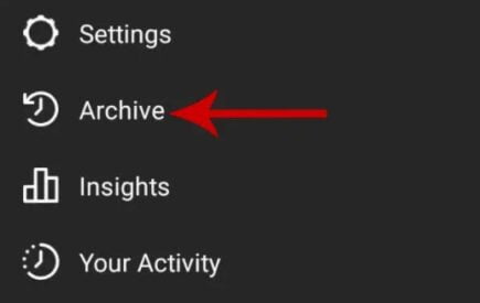 cara membuka arsip postingan di instagram 2
