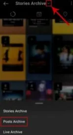 cara membuka arsip postingan di instagram 3