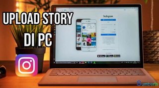 cara upload story instagram di pc