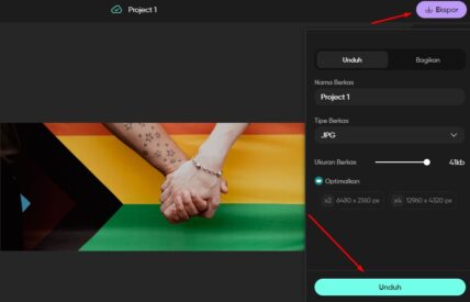 cara membuat feed instagram nyambung dengan picsart 3