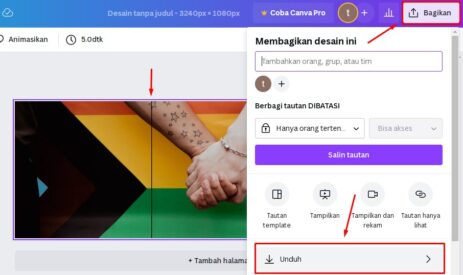 cara membuat feed instagram nyambung dengan canva 8
