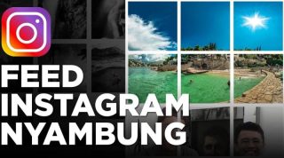 cara membuat feed instagram nyambung