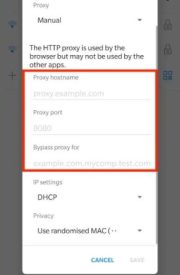 cara menggunakan proxy di hp android 6