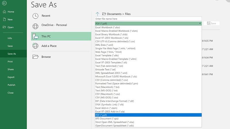 cara convert excel ke pdf agar tidak terpotong