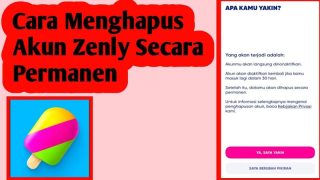 cara hapus akun zenly