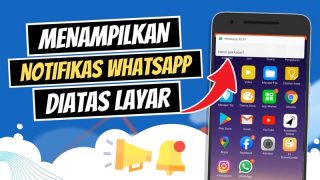 cara memunculkan notifikasi wa