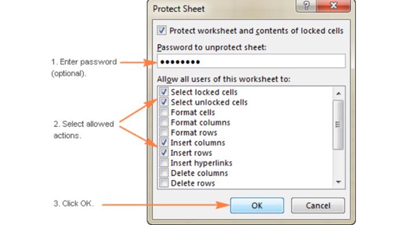 cara mengunci file excel agar tidak bisa diedit