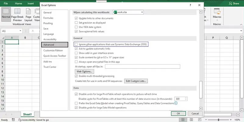 mengabaikan dynamic data exchange