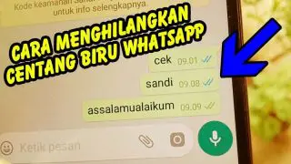 cara mematikan centang biru di wa