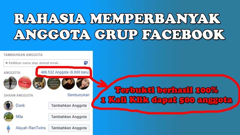 cara menambah anggota grup facebook secara otomatis