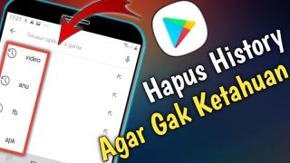 cara menghapus history penelusuran di google play store