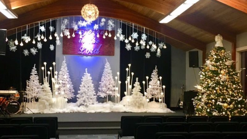 dekorasi ibadah natal