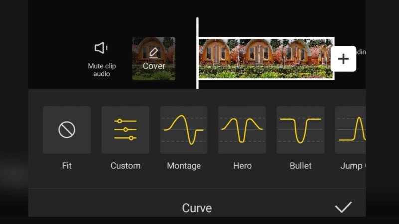 cara memperlambat video di capcut