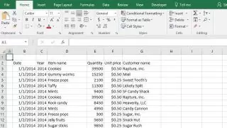 tabel excel