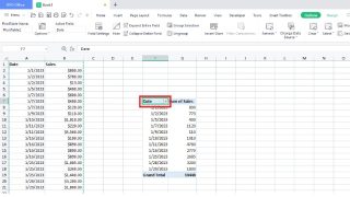 tabel wps office