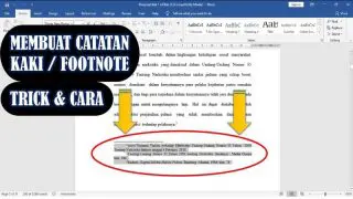 catatan kaki word
