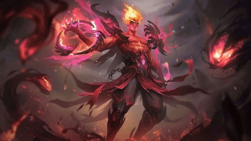 skin legend valir infernal blaze mobile legends