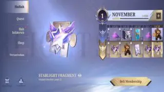 starlight fragment mobile legends