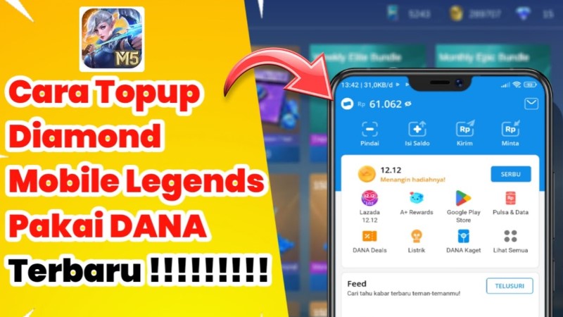 top up diamond ml di dana