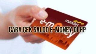 cara cek saldo e-money di hp