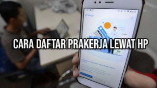 cara daftar prakerja lewat hp