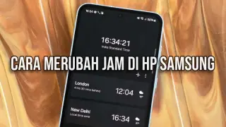 cara merubah jam di hp samsung